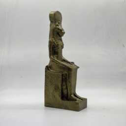 Goddess Sekhmet Statuette. 3D Printed Liones Deity Figurine, Egyptian Goddess, Resin Statue, Ancient Queen Gift Idea, Animal Ornament - thumbnail 3