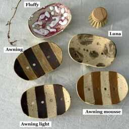 Handmade Ceramic Soap Dish, Minimal Pottery Dispenser , Bathroom Decor - thumbnail 2