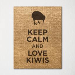 Keep Calm & Love Kiwis - Fine Art Print Choice Of Color Purchase 3 Receive 1 Free - thumbnail 3