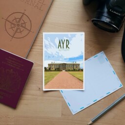 Ayr Scotland Travel Poster - Retro Style Art Print - thumbnail 3
