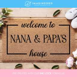 Custom Grandparents Doormat - Personalized Welcome Mat Christmas Gift For Grandma Heartfelt For & Grandpa - thumbnail 1