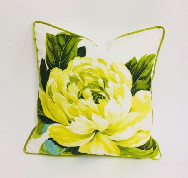Designers Guild - Charlottenberg Chartreuse Stunning Contrast Piped Cushion Cover Home Decor Statement Throw Pillow - image 1