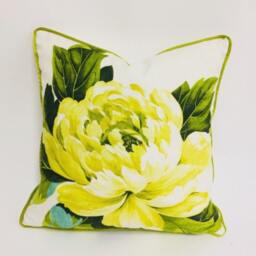 Designers Guild - Charlottenberg Chartreuse Stunning Contrast Piped Cushion Cover Home Decor Statement Throw Pillow - thumbnail 2