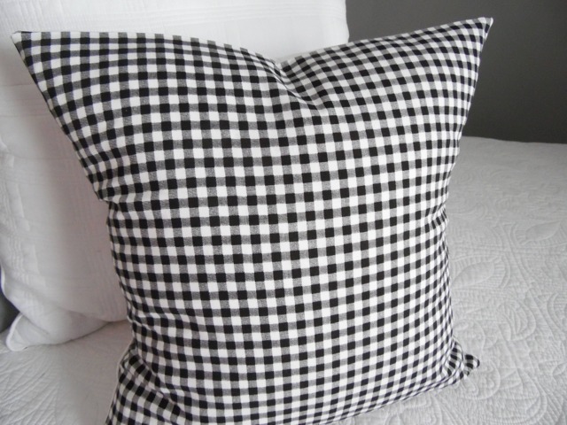 Slipcovers.toss Pillow.throw Pillows.pillow Cover.1/4 In. Black Ck.farmhouse.pillows.slip Cover.farmhouse Pillow Cover - image 1
