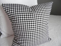 Slipcovers.toss Pillow.throw Pillows.pillow Cover.1/4 In. Black Ck.farmhouse.pillows.slip Cover.farmhouse Pillow Cover - thumbnail 1