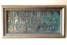 Bronze Bas Relief Wall Decor Ancient Frieze Sculpture