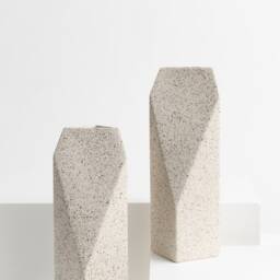 Geometric Vase, Contemporary, Ceramic Vases For Flowers, Flower Vase Ceramic, Decor, Scandinavian Modern - thumbnail 3