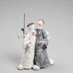 Boss Day Gift For Office Clay Friends Sculpture Set Custom Order Best Gift For Boss Male Corporate Favors Colleague As Friend - thumbnail 3