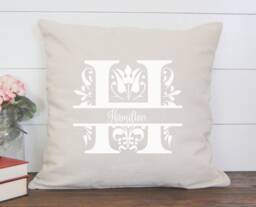 Couple Gift, Wedding Anniversary, Valentine, Personalized Pillow, Name Family Custom Engagement, Valentine - thumbnail 1