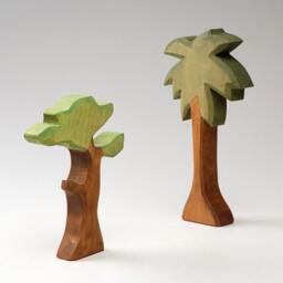 Waldorf Tree Toy - Baobab Wooden Wood Green Summer Landscape Forest Dadakacraft - thumbnail 4