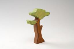 Waldorf Tree Toy - Baobab Wooden Wood Green Summer Landscape Forest Dadakacraft - thumbnail 1