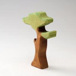 Waldorf Tree Toy - Baobab Wooden Wood Green Summer Landscape Forest Dadakacraft - thumbnail 3