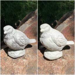 Handmade Bird Stone Cement Statue - thumbnail 1