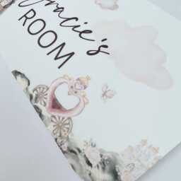 Personalised Princess Acrylic Door Sign - Fairytale Nursery Decor - thumbnail 3