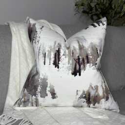 Abstract Tree Cushion Cover, Trees Forest Woods, Cushion Cover For Modern Home Decor - Double Sided, Villa Nova Norrland Fabric - thumbnail 4