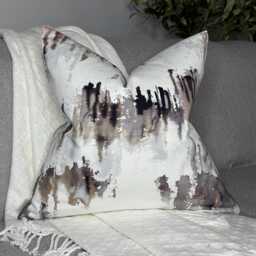 Abstract Tree Cushion Cover, Trees Forest Woods, Cushion Cover For Modern Home Decor - Double Sided, Villa Nova Norrland Fabric - thumbnail 1