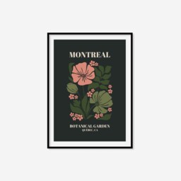 Montreal Botanical Garden Print - Retro Plant Print, Cute Art, Colourful Boho Lover Gift, Living Room, Bedroom Art - thumbnail 3