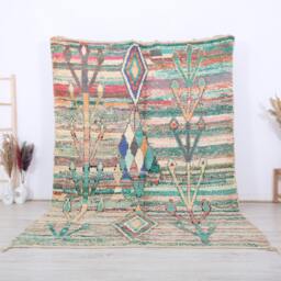Vintage Boujaad Rug, Authentic Moroccan Rug 6x10 Ft