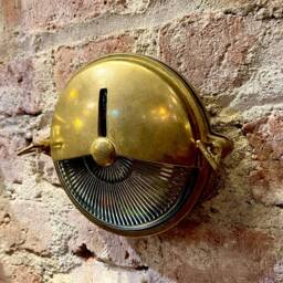 Patin Half Mini Handmade Brass Bulkhead Fixture - Ip64 Rated Nautical Lighting For Outdoor Walls, Bathrooms Or Marine Settings - thumbnail 2