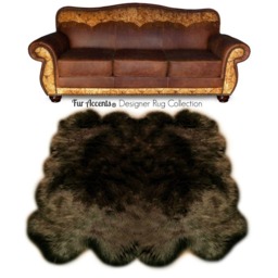Plush Faux Fur Area Rug - Quatro Sheepskin Shag, Usa Made - thumbnail 1