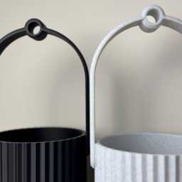 Hanging Planter With Hidden Drip Tray, Indoor Plant Pot - thumbnail 2