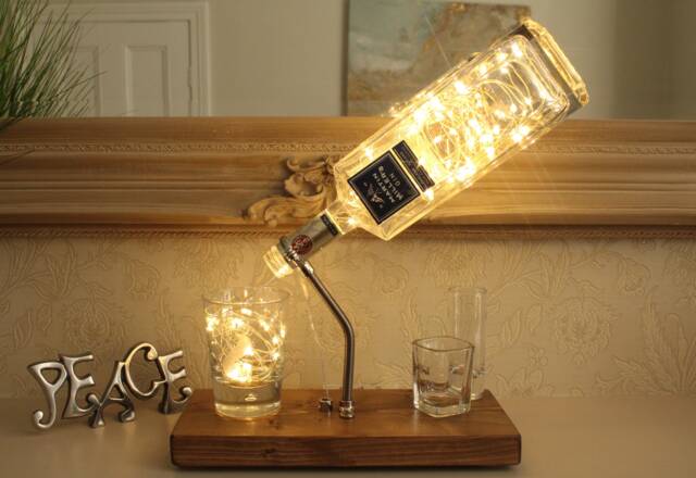 Martin Miller's Bottle Light - 70Cl. Unique Lamp & Gin Lover Gift For The Home - image 1