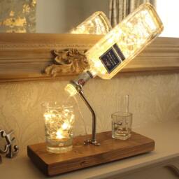 Martin Miller's Bottle Light - 70Cl. Unique Lamp & Gin Lover Gift For The Home - thumbnail 3