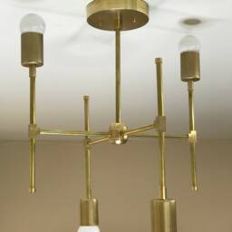 Kismet Modern 4 Light Geometric Mid Century Abstract Ceiling Chandelier - thumbnail 2