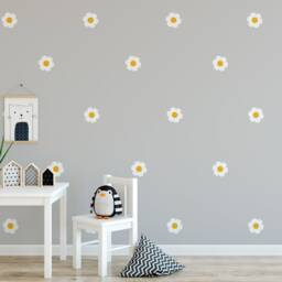 52 Daisies Daisy Wall Decal Stickers, Art, Nursery Stickers For Kids Bedrooms - thumbnail 2