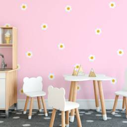 52 Daisies Daisy Wall Decal Stickers, Art, Nursery Stickers For Kids Bedrooms - thumbnail 3