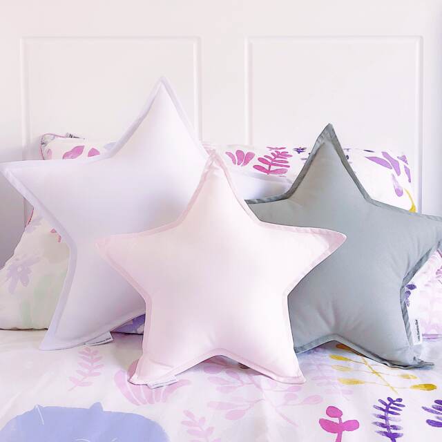 Handmade Mini Star Cushion - Nursery Kids Room Decor - 31cm - image 1