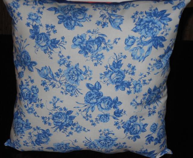 Blue Rose Pillow, 14 X Decorative Pillow - image 1