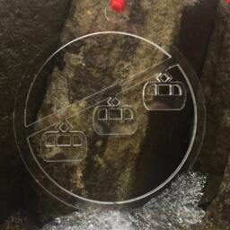 Cable Car Christmas Tree Decoration - Mountain Gondola Card Gifts Secret Santa- Skiing/Snowboarding - thumbnail 3