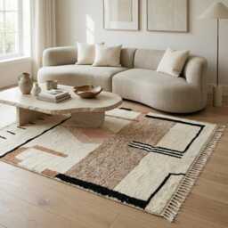 Custom Boujad Moroccan Rug Abstract Berber Carpet - thumbnail 2