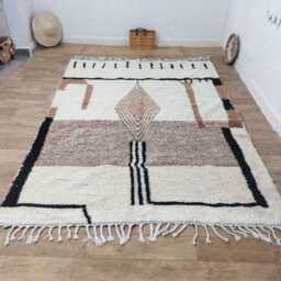 Custom Boujad Moroccan Rug Abstract Berber Carpet - thumbnail 3