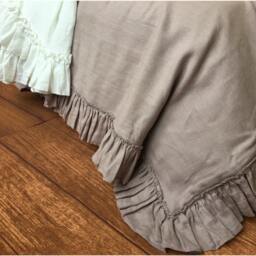 Shabby Chic Orchid Ruffled Duvet Cover With 4 - thumbnail 2