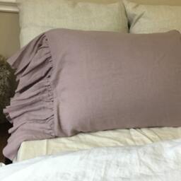 Shabby Chic Orchid Ruffled Duvet Cover With 4 - thumbnail 3