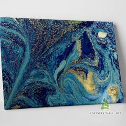 Abstract Marble Canvas Art Wall Print Picture Fashion Framed Home Decor - thumbnail 2