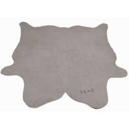 Extra Large Cowhide Rug Dark Brown & White Hair-On Leather - 51x47 Inches - thumbnail 2