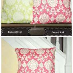 Pillow Cover Lattice Green, Damask, Teal, Floral Garden, Chevron, Majestic, Fruitti Tutti Variety D??cor Covers - thumbnail 3