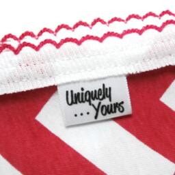 Pink Chevron Baby Swaddle Blanket - Stretchy Knit Receiving - thumbnail 3