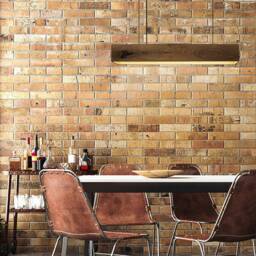Handmade Oak Wood Led Pendant Lamp - Modern Dining Lighting - thumbnail 3