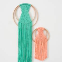 Wall Hanging - Nursery Decor Living Room Art Macrame Wall Dreamcatchers - thumbnail 3