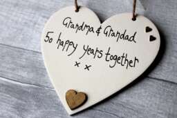 50Th Anniversary Gifts For Parents-Golden Wedding Anniversary-50Th Gift-Golden Wedding-Personalized Golden Wedding Gift - thumbnail 1