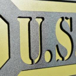 Us Army Logo Military Metal Sign - Armed Forces Wall Hanging Wreath Custom Art - thumbnail 3