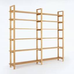 Solid Oak Shelving Unit - thumbnail 2