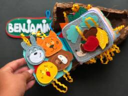 Quiet Book , Quiet From 1 Year To 3 Years, Educational Felt Book, Felt Busy Book, Baby Activity Book. Activity Toys - thumbnail 1