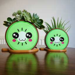 Kawaii Kiwi Flower Pot - Unique & Quirky Plant Home - thumbnail 3