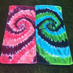 "Tie Dye Beach Towel - 100% Cotton, Ultra Soft - 30""x60"