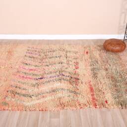 Authentic Boujad Rug, Moroccan Rug 6x7 Ft - thumbnail 3